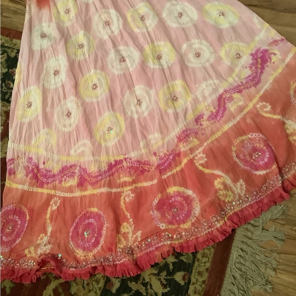 BOHO BeBe Silk Skirt - Picture 1 of 4